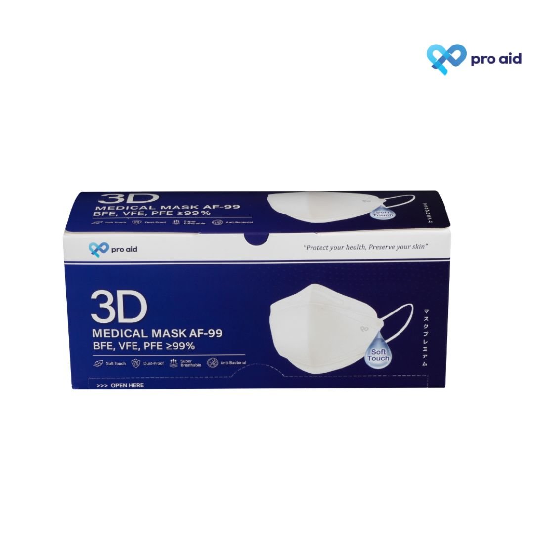 Pro aid 3D AF-99 Medical Mask {Carton/12 Box} - Image 4