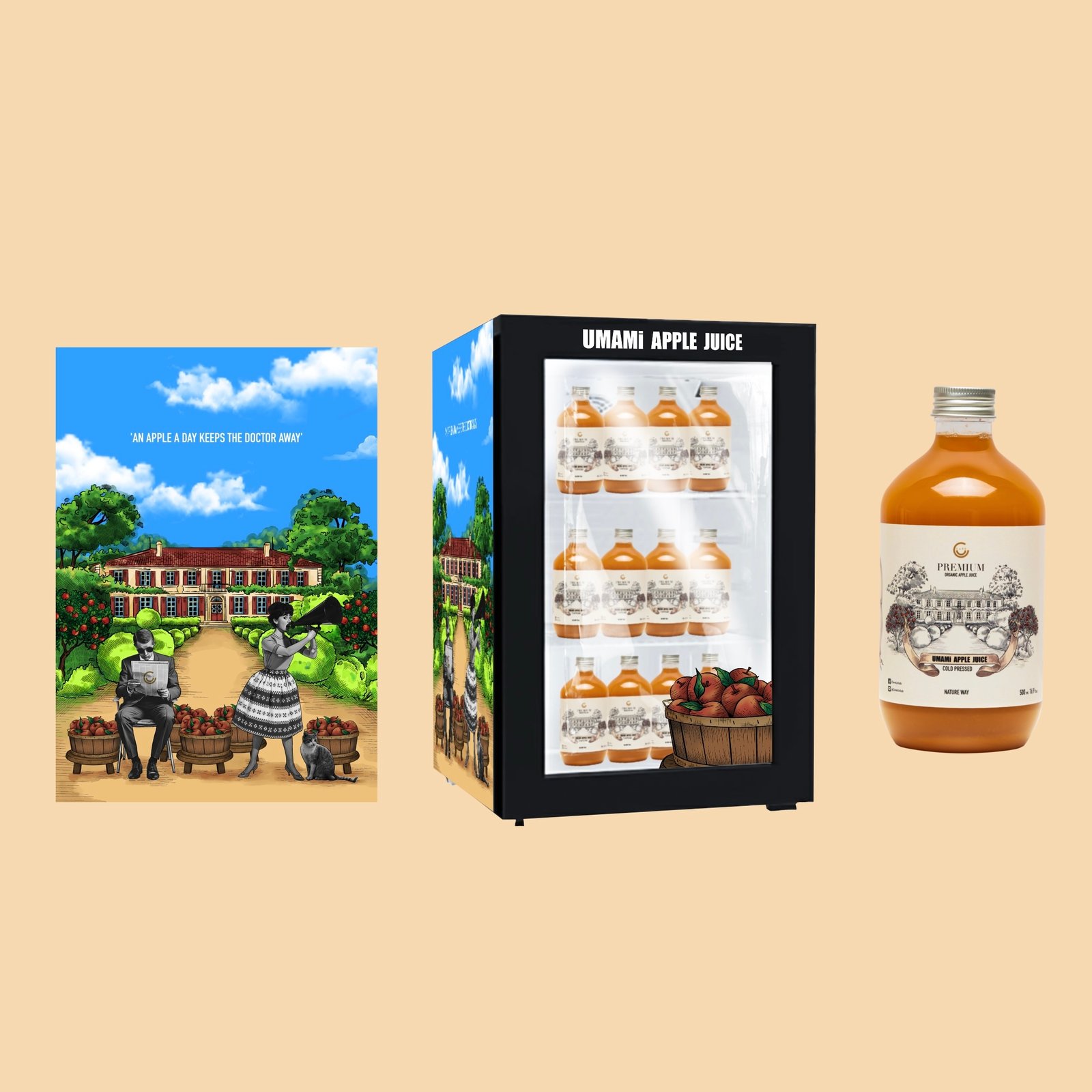 CAREU UMAMI GOLDEN APPLE JUICE 1000ml. - Image 6